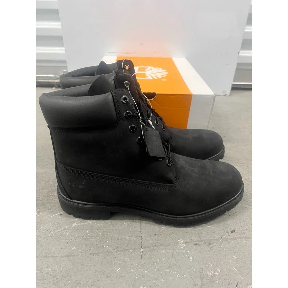 Timberland Icon TB010073001 Boots Mens 12 Black Nubuck Leather 6-Inch Waterproof